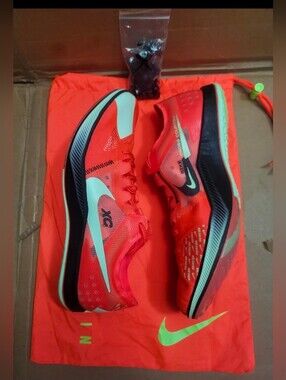 Nike ZoomX Dragonfly Crimson Orange Cross Country XC Track Spikes Men Size 13